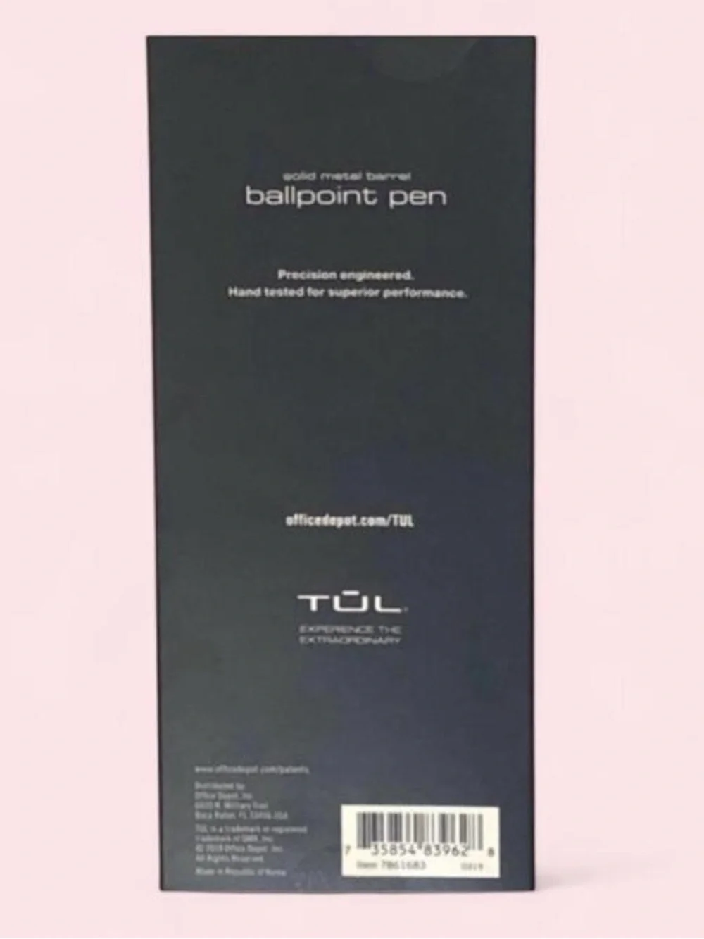 Belboon TUL Rose Gold Pen for Home Office - Black/Blue ink options